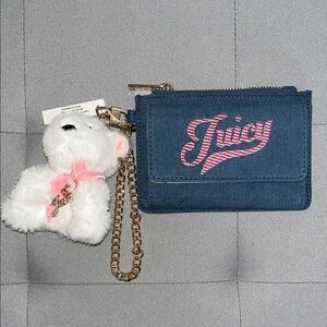 NWT Juicy Couture Denim Wallet